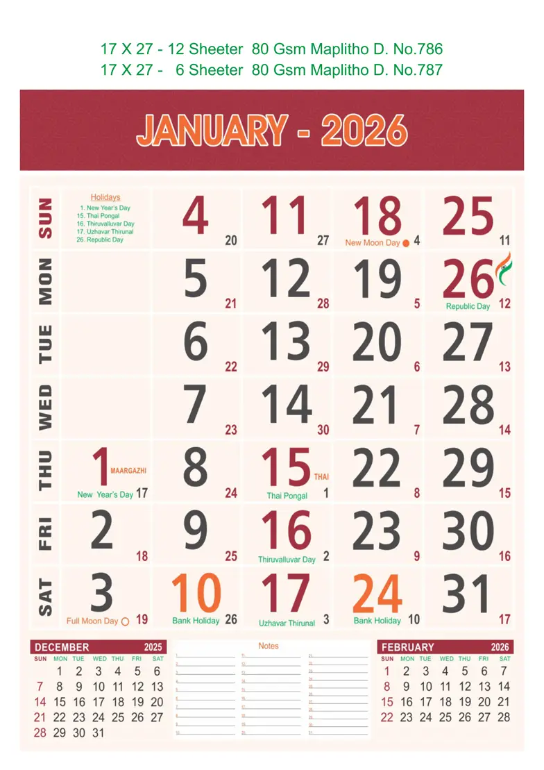 monthly calendar design